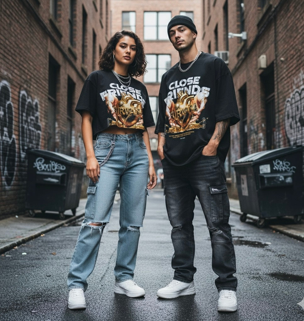 Close Friends Men Tshirt (Oversized)