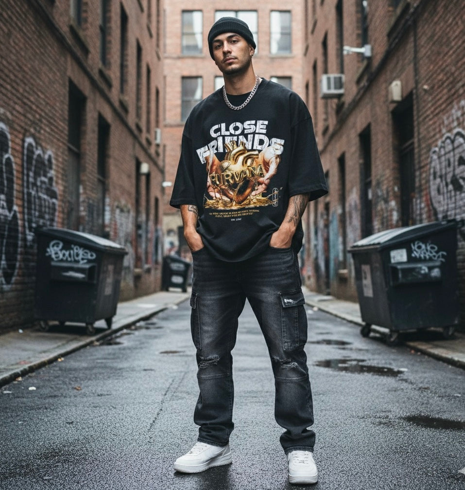 Close Friends Men Tshirt (Oversized)