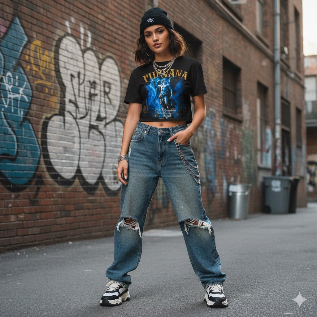 The Angels Woman Crop Top